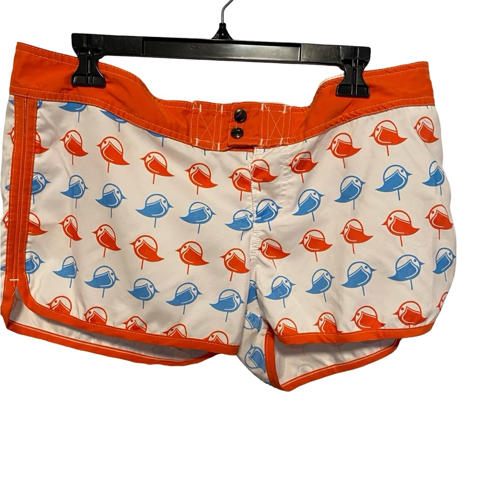 Liquid Force Size 13 Orange and Blue Athletic Shorts